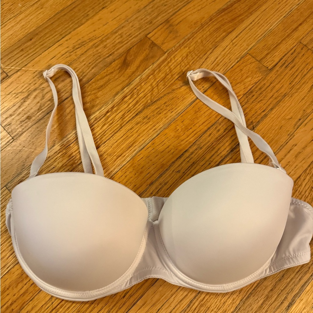 VS white balconette bra